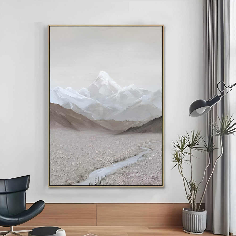 Handmade Abstract Landscape Oil Painting NAYVOLAN019