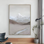 Handmade Abstract Landscape Oil Painting NAYVOLAN019