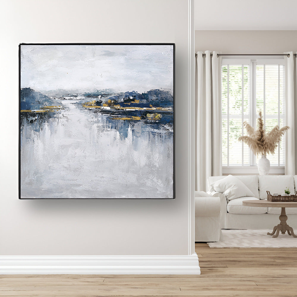 Handmade Abstract Seascape Oil Painting NAYVOSEA001