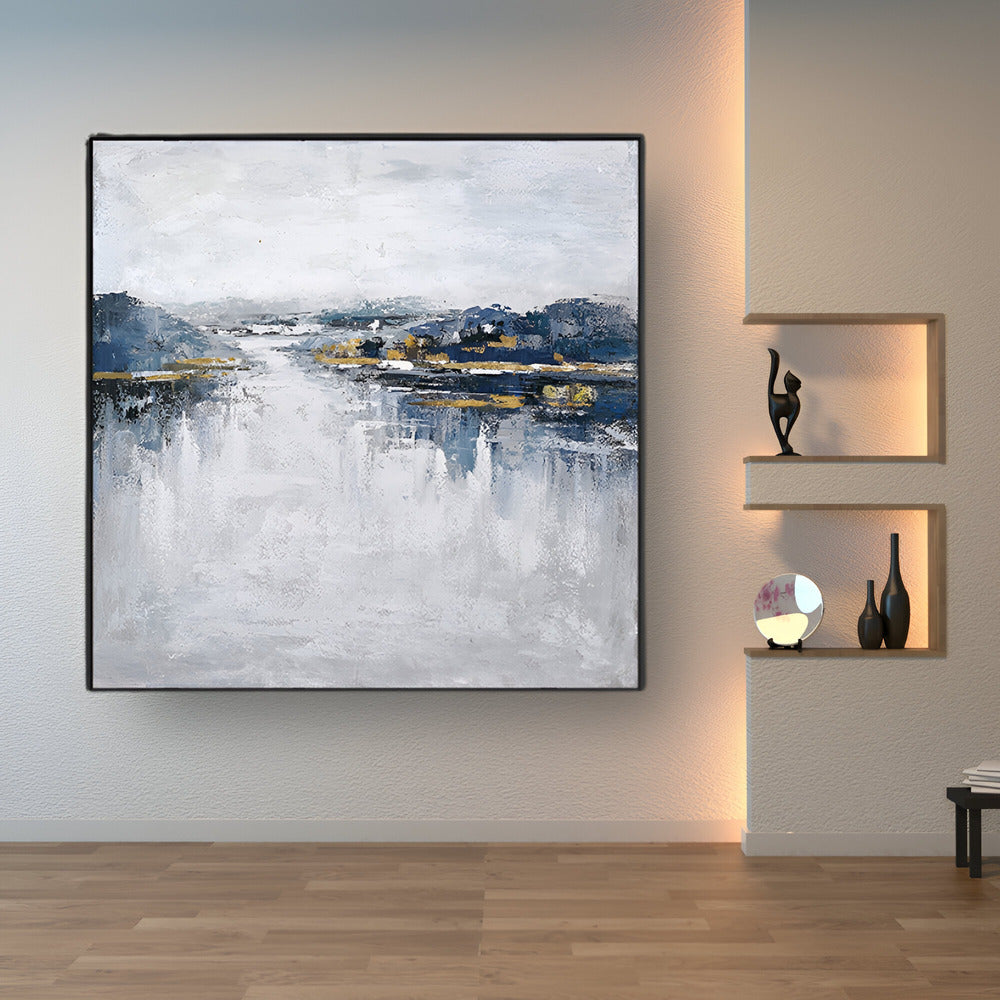 Handmade Abstract Seascape Oil Painting NAYVOSEA001