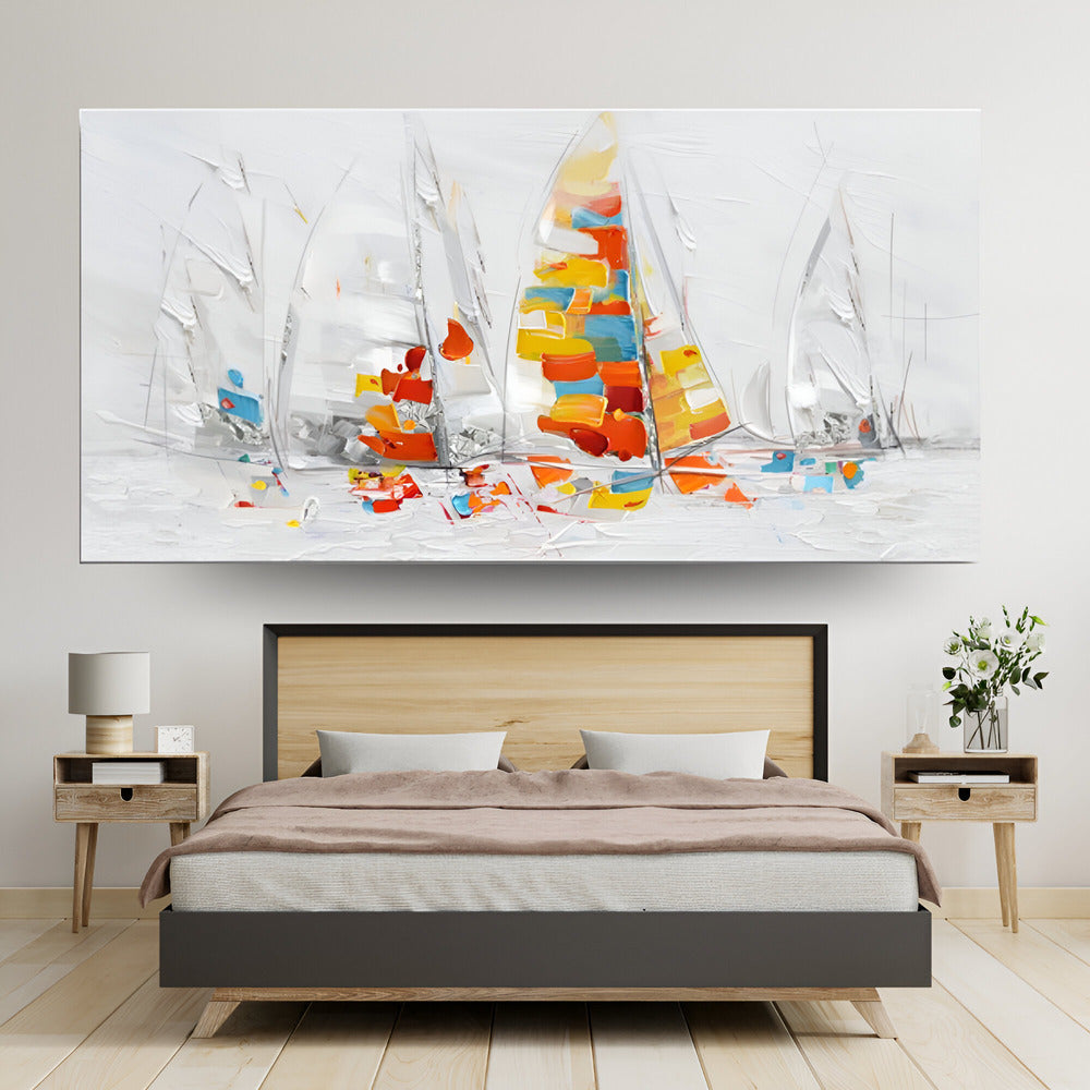 Handmade Abstract Seascape Oil Painting NAYVOSEA005