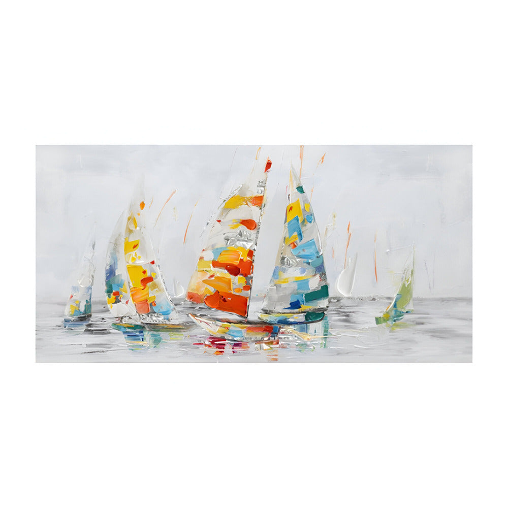 Handmade Abstract Seascape Oil Painting NAYVOSEA006