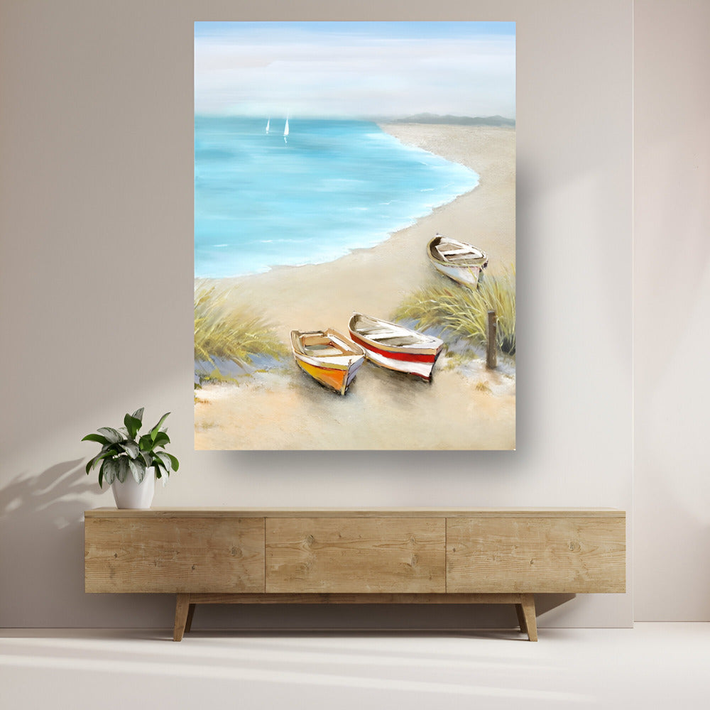 Handmade Abstract Seascape Oil Painting NAYVOSEA010