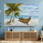 Handmade Abstract Seascape Oil Painting NAYVOSEA012