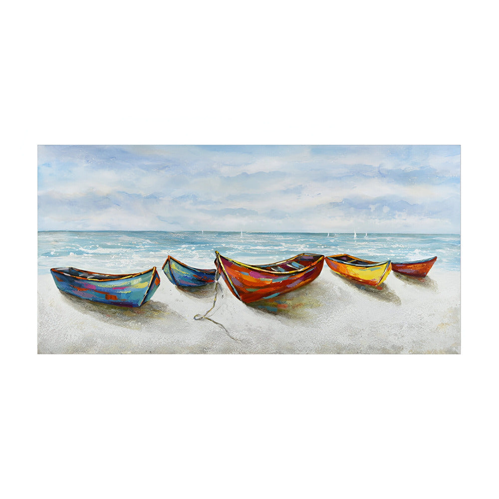 Handmade Abstract Seascape Oil Painting NAYVOSEA014