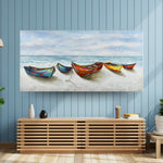 Handmade Abstract Seascape Oil Painting NAYVOSEA014