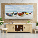Handmade Abstract Seascape Oil Painting NAYVOSEA014