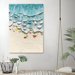 Handmade Abstract Seascape Oil Painting NAYVOSEA015