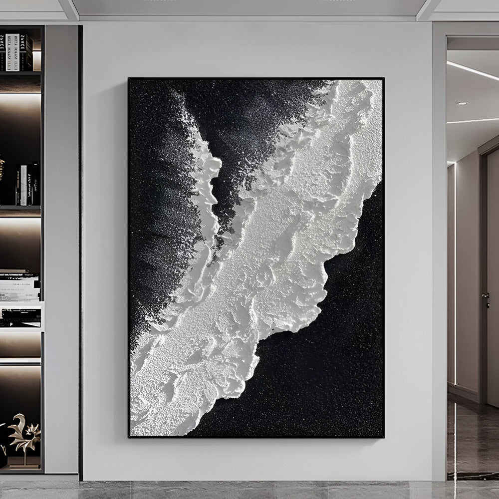 Handmade Abstract Seascape Oil Painting NAYVOSEA016