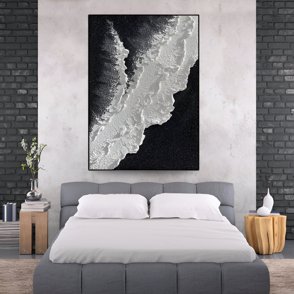 Handmade Abstract Seascape Oil Painting NAYVOSEA016