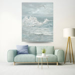 Handmade Abstract Seascape Oil Painting NAYVOSEA018