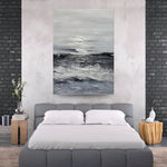 Handmade Abstract Seascape Oil Painting NAYVOSEA019