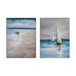 Handmade Abstract Seascape Oil Painting NAYVOSEA020