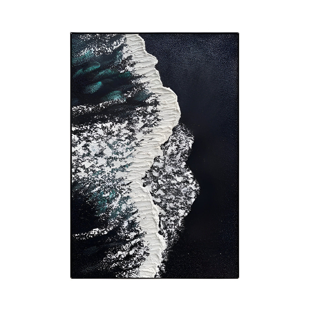 Handmade Abstract Seascape Oil Painting NAYVOSEA021