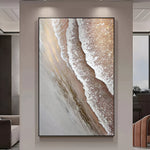 Handmade Abstract Seascape Oil Painting NAYVOSEA022