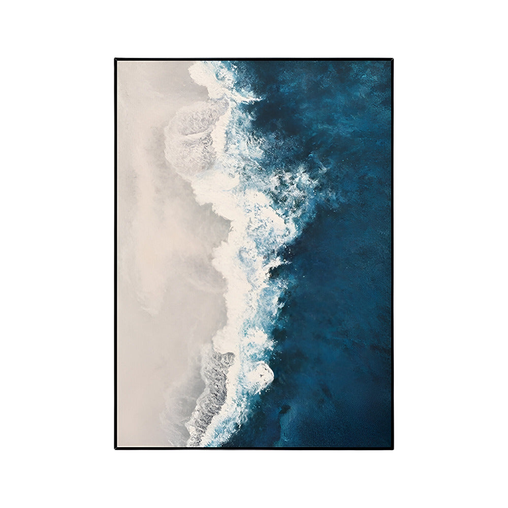 Handmade Abstract Seascape Oil Painting NAYVOSEA024