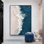 Handmade Abstract Seascape Oil Painting NAYVOSEA024