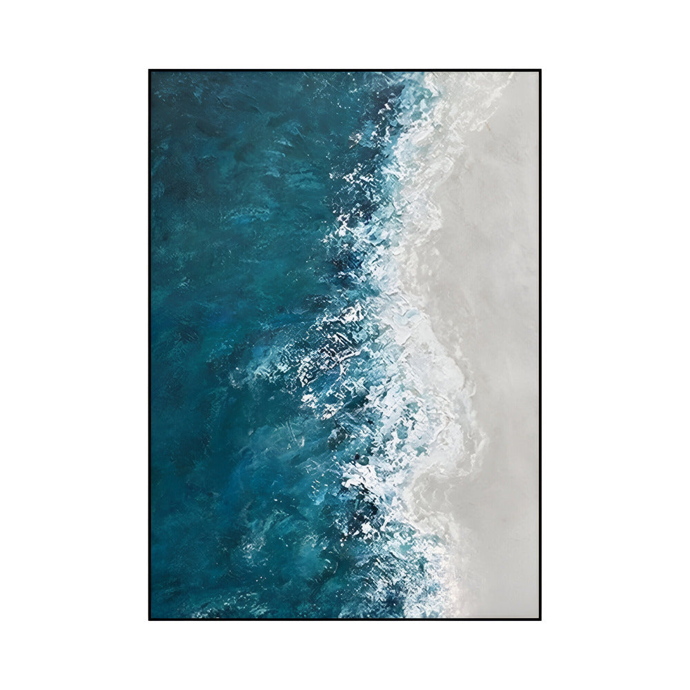 Handmade Abstract Seascape Oil Painting NAYVOSEA025