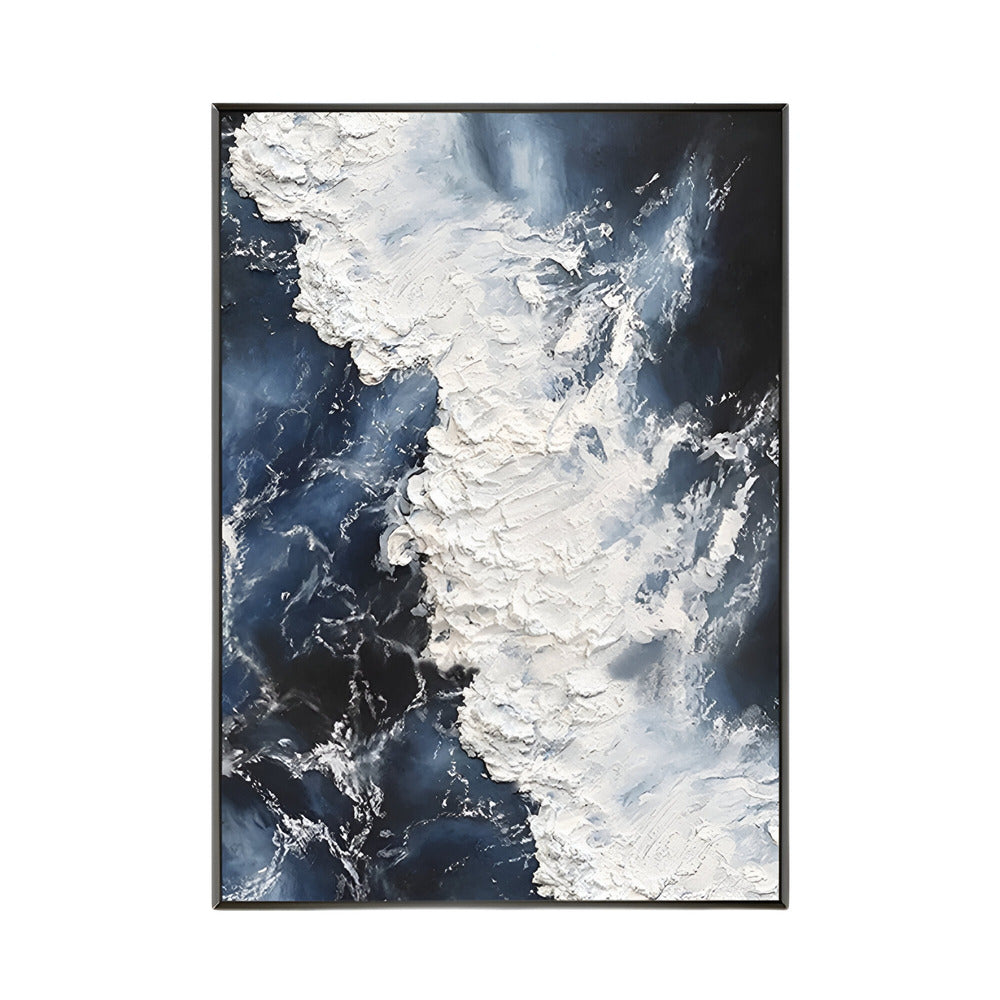 Handmade Abstract Seascape Oil Painting NAYVOSEA027