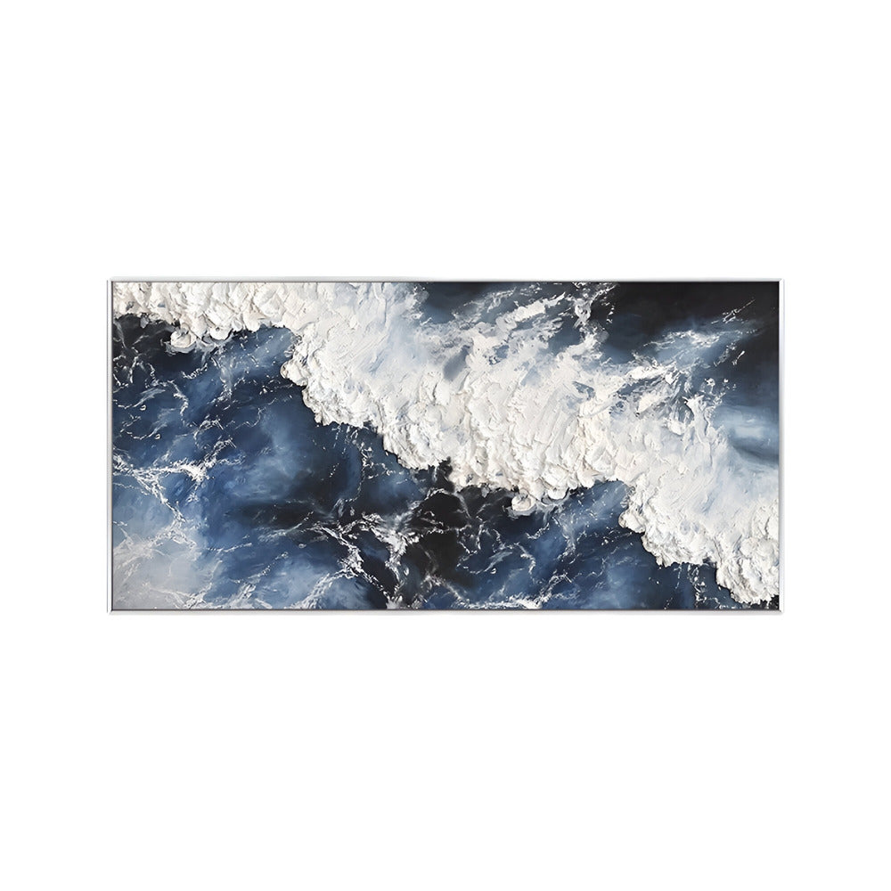 Handmade Abstract Seascape Oil Painting NAYVOSEA028