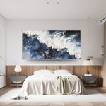 Handmade Abstract Seascape Oil Painting NAYVOSEA028