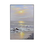 Handmade Abstract Seascape Oil Painting NAYVOSEA029