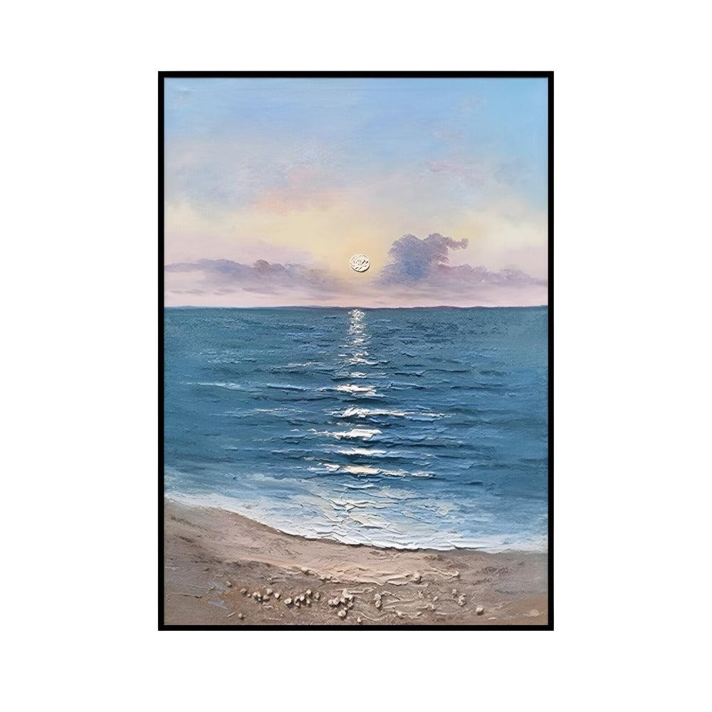 Handmade Abstract Seascape Oil Painting NAYVOSEA030