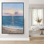 Handmade Abstract Seascape Oil Painting NAYVOSEA030