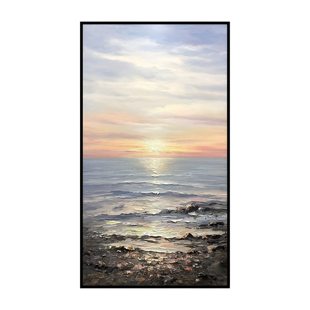 Handmade Abstract Seascape Oil Painting NAYVOSEA033