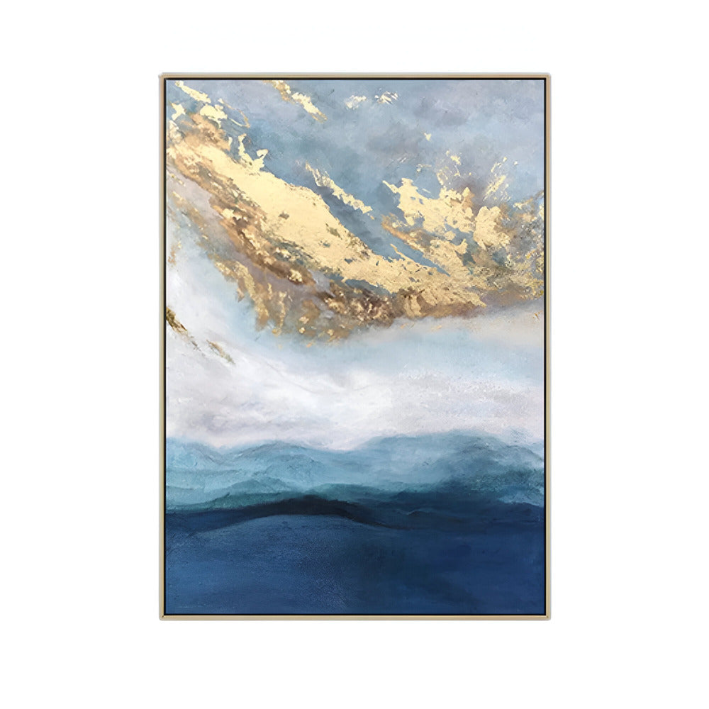 Handmade Abstract Seascape Oil Painting NAYVOSEA035
