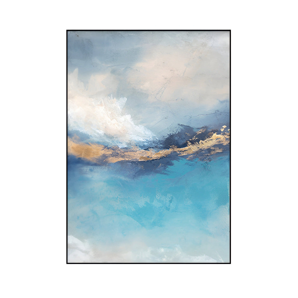 Handmade Abstract Seascape Oil Painting NAYVOSEA036