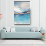 Handmade Abstract Seascape Oil Painting NAYVOSEA036