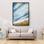 Handmade Abstract Seascape Oil Painting NAYVOSEA037