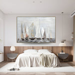 Handmade Abstract Seascape Oil Painting NAYVOSEA040