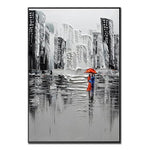 Handmade Abstract Landscape Oil Painting NAYVOLAN022