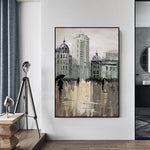 Handmade Abstract Landscape Oil Painting NAYVOLAN023