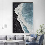 Handmade Abstract Seascape Oil Painting NAYVOSEA042