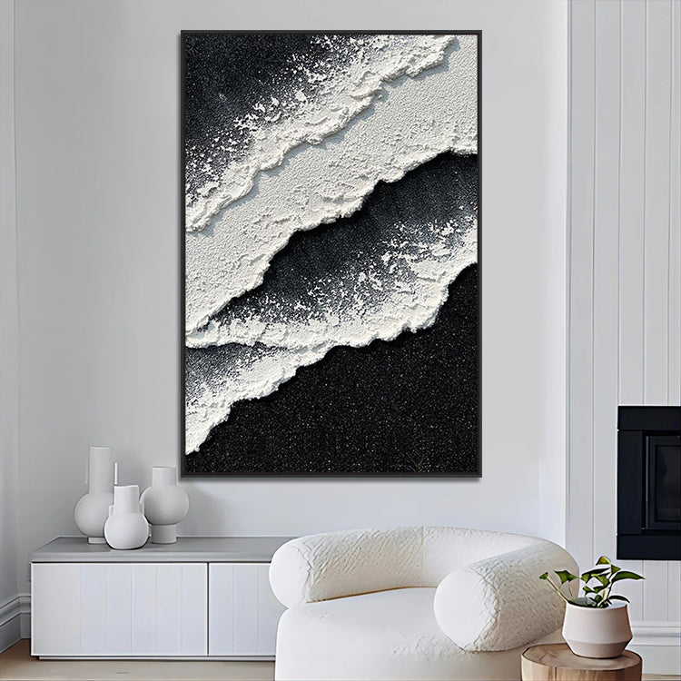 Handmade Abstract Seascape Oil Painting NAYVOSEA043