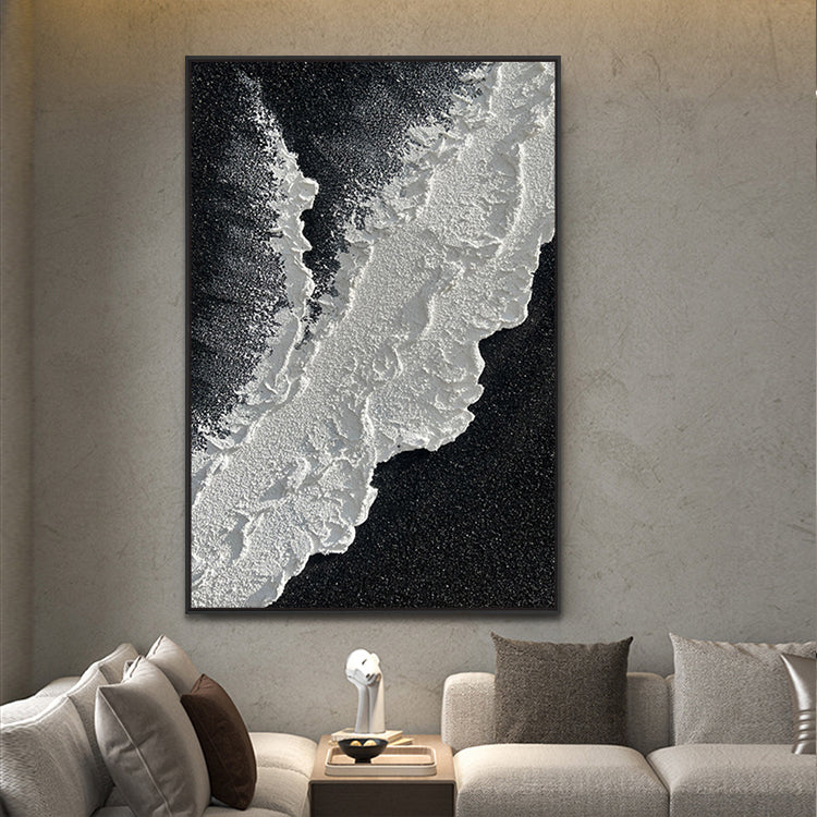 Handmade Abstract Seascape Oil Painting NAYVOSEA044