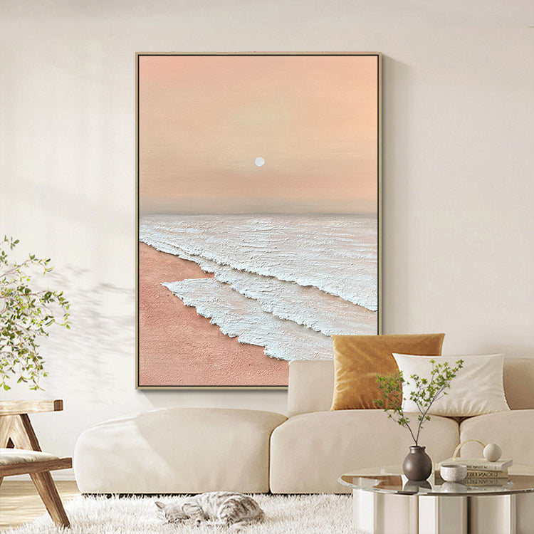 Handmade Abstract Seascape Oil Painting NAYVOSEA047