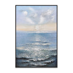 Handmade Abstract Seascape Oil Painting NAYVOSEA049