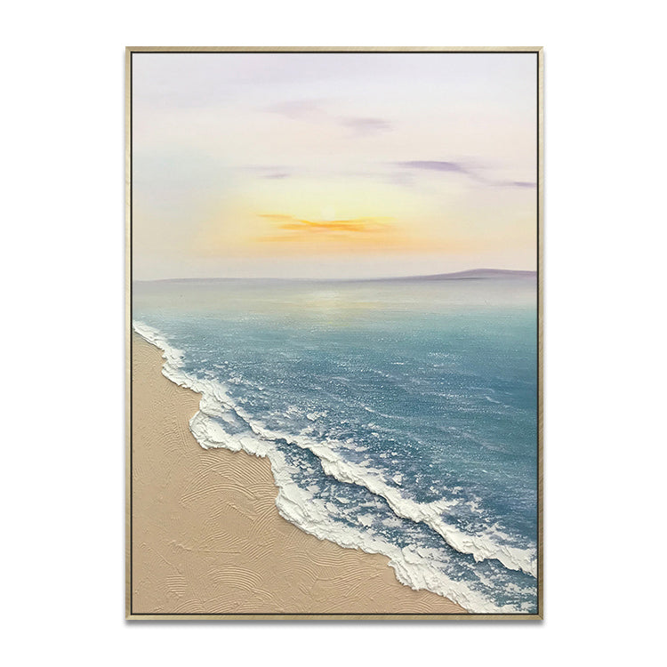 Handmade Abstract Seascape Oil Painting NAYVOSEA050