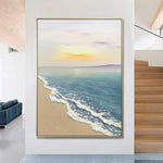 Handmade Abstract Seascape Oil Painting NAYVOSEA050