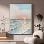 Handmade Abstract Seascape Oil Painting NAYVOSEA051