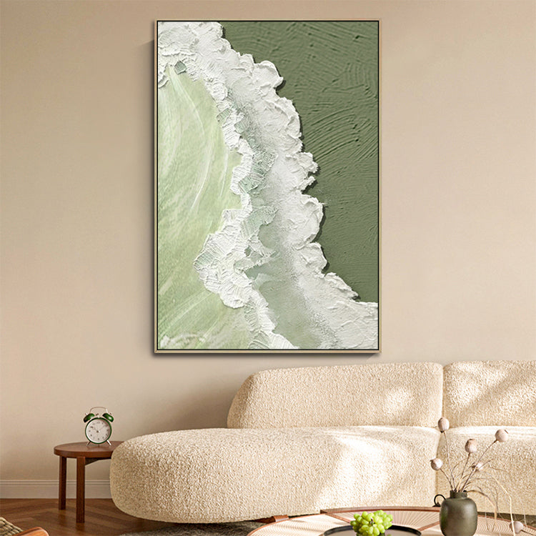 Handmade Abstract Seascape Oil Painting NAYVOSEA052