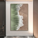 Handmade Abstract Seascape Oil Painting NAYVOSEA053