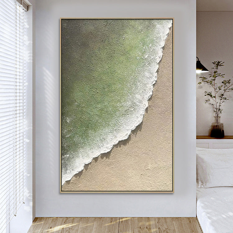 Handmade Abstract Seascape Oil Painting NAYVOSEA054
