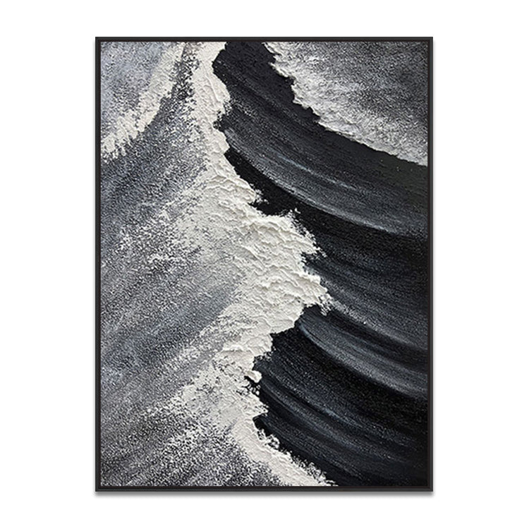 Handmade Abstract Seascape Oil Painting NAYVOSEA056