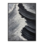 Handmade Abstract Seascape Oil Painting NAYVOSEA056