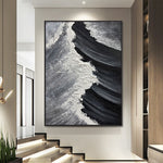 Handmade Abstract Seascape Oil Painting NAYVOSEA056